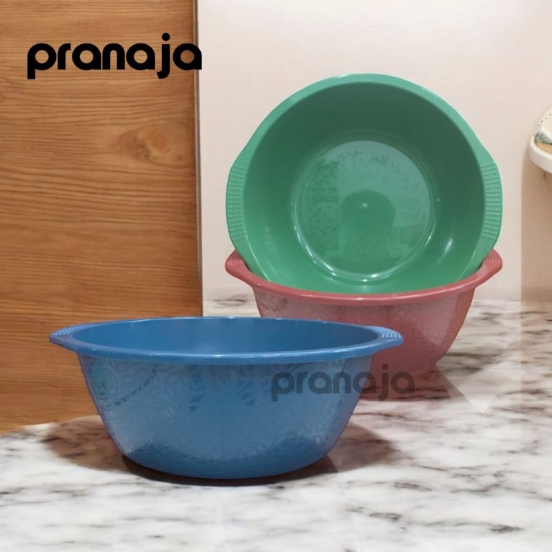 3 Pcs Baskom Plastik Besar 38cm Motif / Baskom Serbaguna / Waskom Hajatan / Baskom Parcel / Souvenir