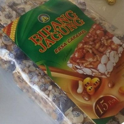 

CEMILAN TERBAIK JIPANG/BIPANG JANGKAR RASA CARAMEL ISI 15 PICIS
