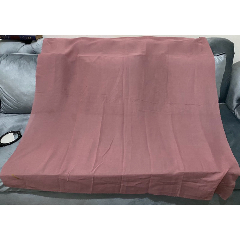 Preloved Baru Elzatta Branded Pink Dusty Original Hijab Segi Empat Jilbab Square Voal Muslim Scarf