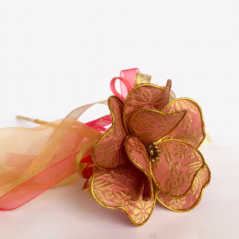 bunga telur songket tumpuk