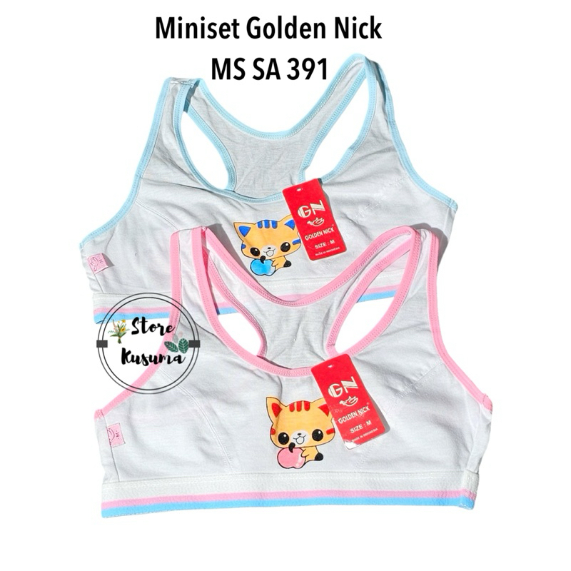Miniset Golden Nick SA 391 | Miniset Pemula Tanpa Busa Tali Silang