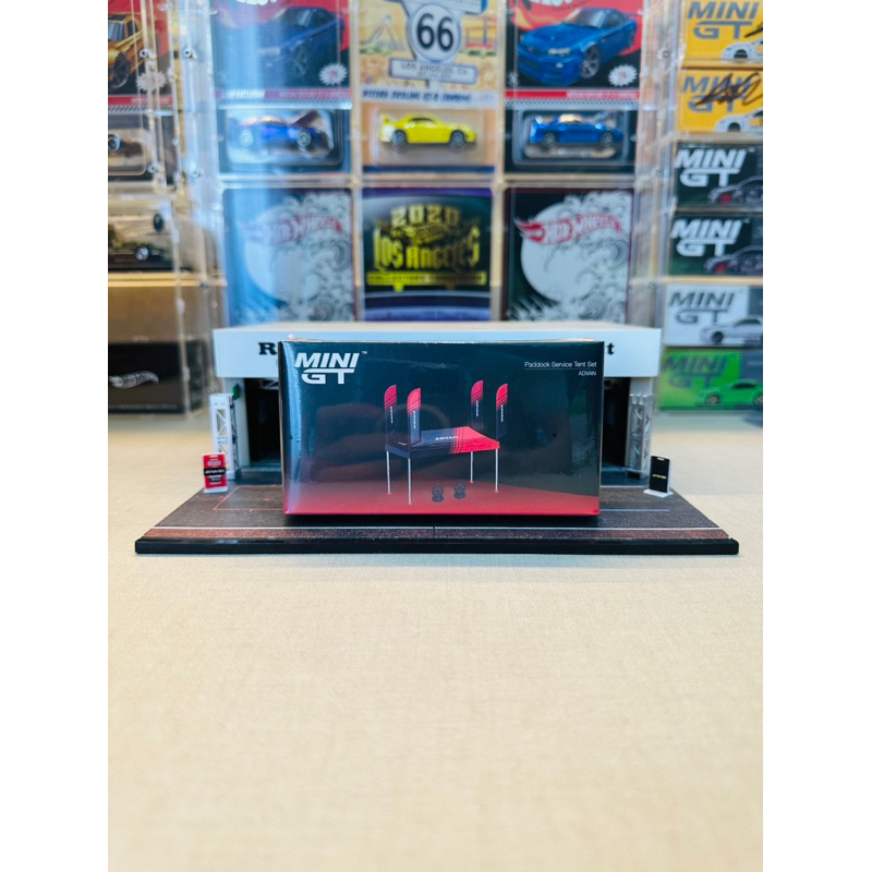 Mini GT AC20 Paddock Service Tent Set Advan Livery