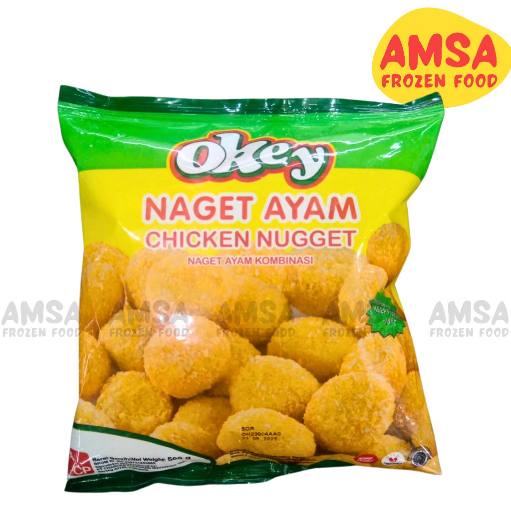 

Okey Chicken Nugget 500 gr / Naget Ayam 500 gr