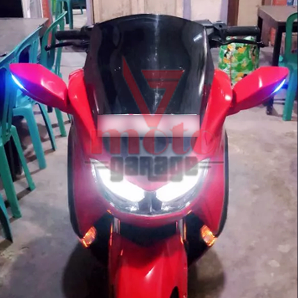 Variasi Spion Lipat Yamaha All New Nmax Tahun 2020 - 2024 LED Running Senja Bahan ABS Banyak Warna