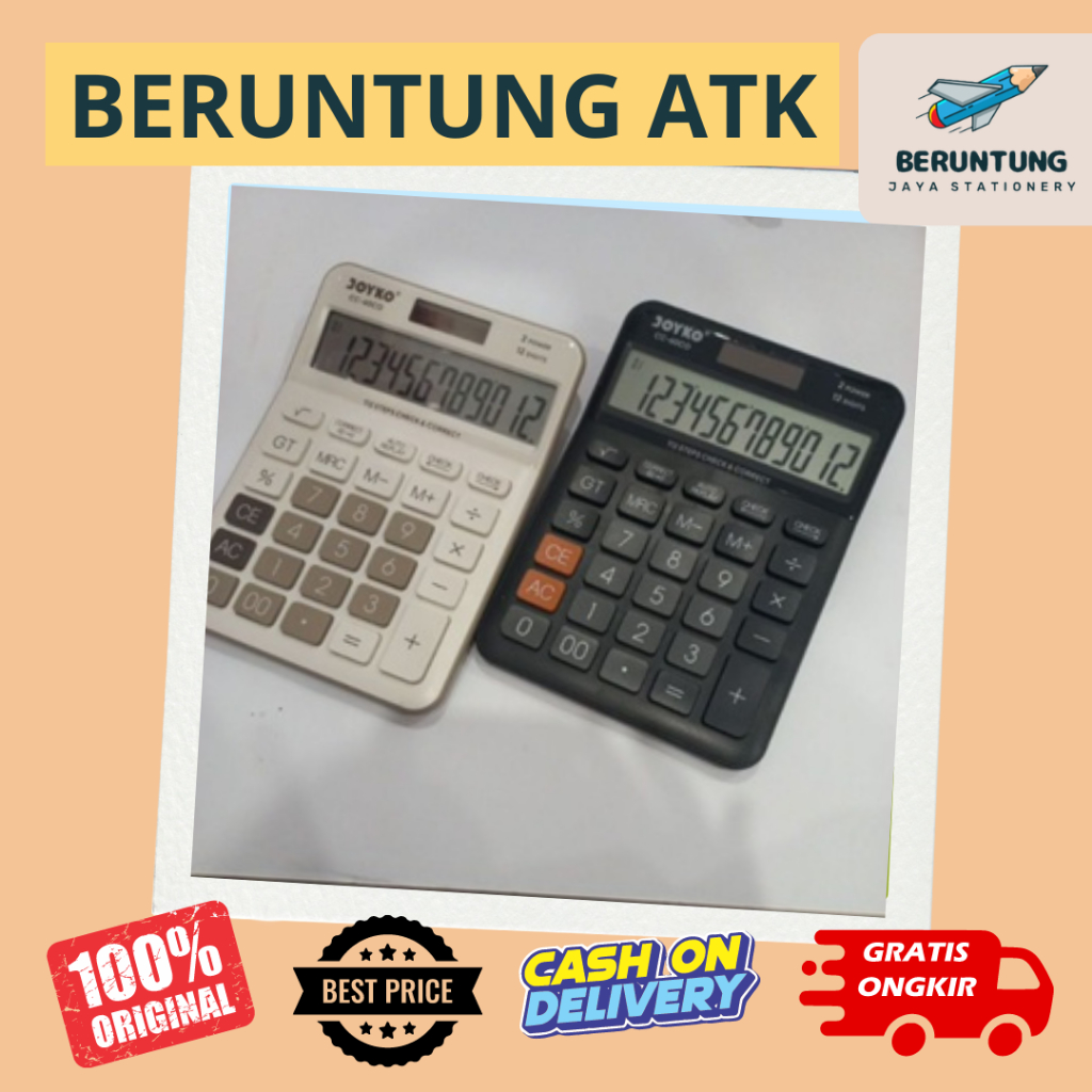 

Calculator Kalkulator Joyko CC-60CO 12 Digits Check & Correct