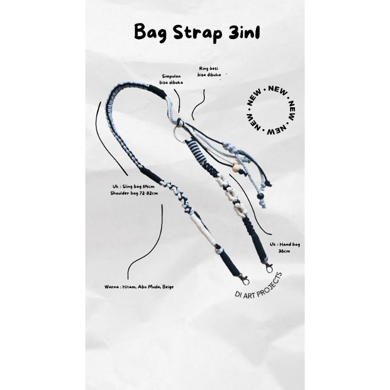 Strap Bag Macrame | Strap bag