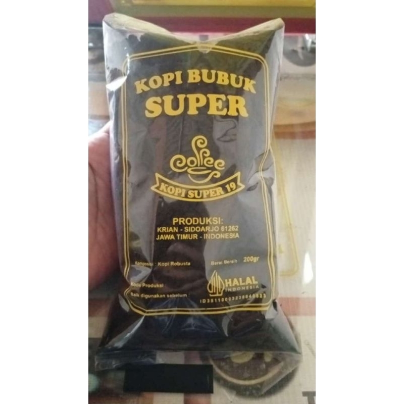 

Kopi Super 19 - Bubuk Robusta Kuat Extra Bold