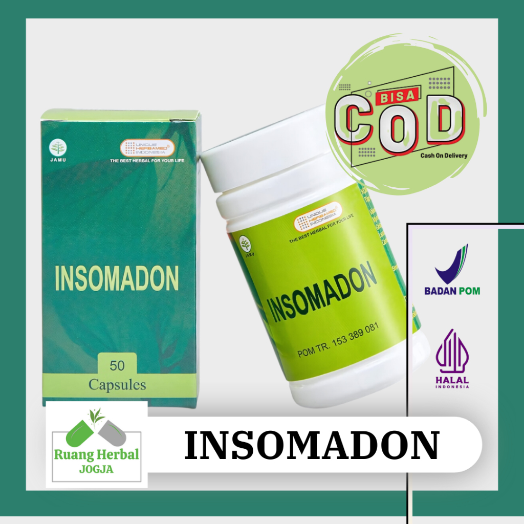 Herbamed INSOMADON - Herbal Sedative Mengatasi Gangguan Tidur