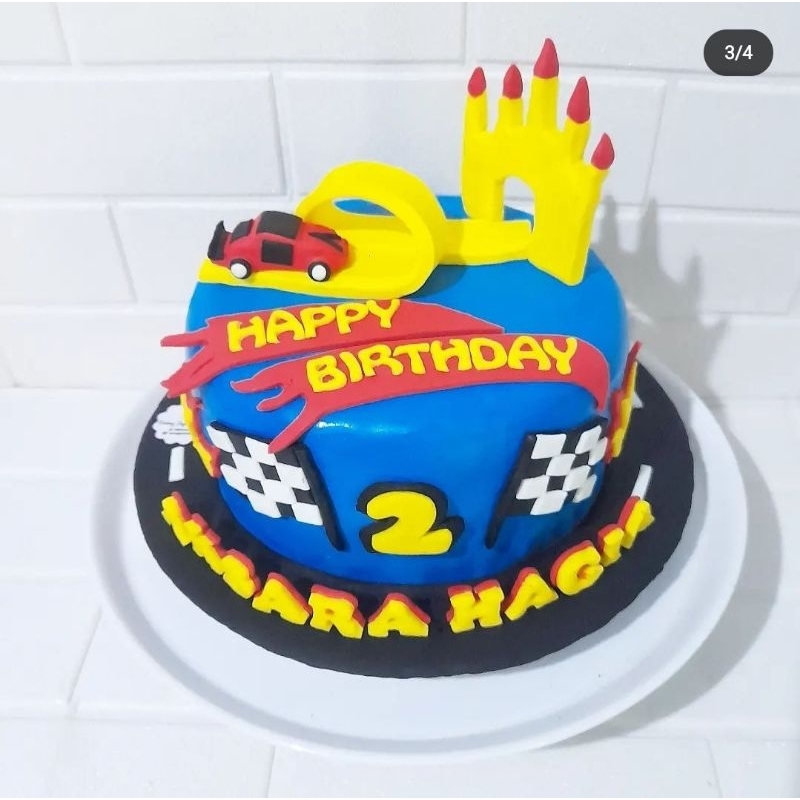 

Kue ulang tahun full fondant Hot Wheels custom fondant cake ultah fondant mobil hotwheels