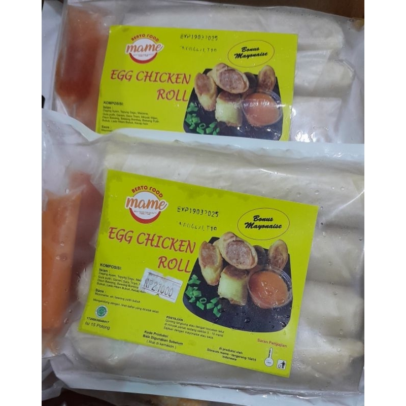 

Berkah Frozen #egg chicke roll Mame