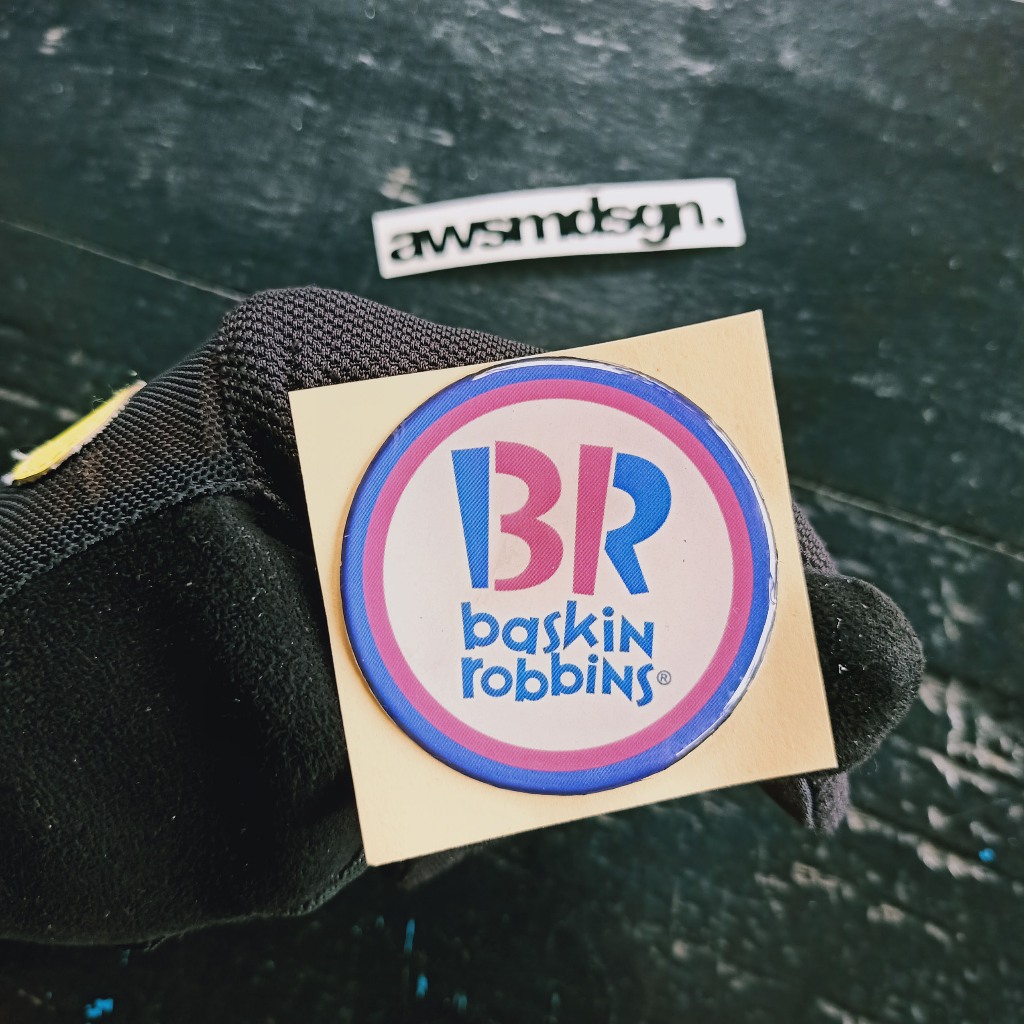 sticker emblem baskin robbins