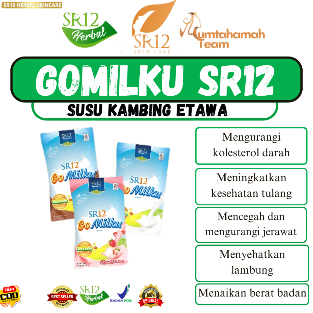 

Go Milku SR12 Kemasan Sachet Susu Kambing Etawa