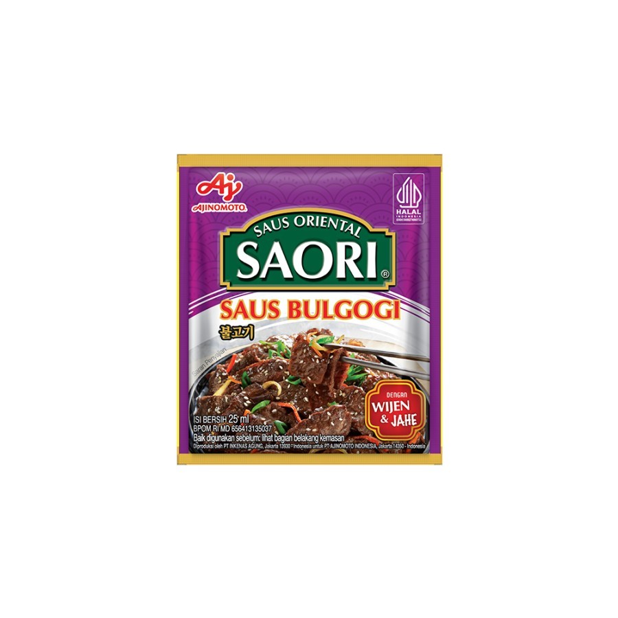 

Saori Saus Sachet 1 Pcs - Bulgogi