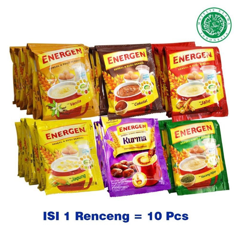 

ENERGEN SEREAL RENCENG ISI 10 PCS