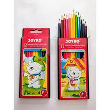 

Joyko Pensil 12 Warna Superior Quality Color Pencils memiliki Pigmen warna kualitas tinggi, Warna halus dan bagus untuk pencampuran, Isi pensil yang tebal, tidak mudah patah, dan Kayu yang digunakan adalah berkualitas tinggi. Harga yang tertera adalah HAR