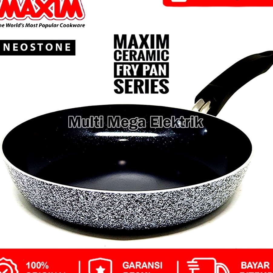 UPGRADE  MAXIM NEOSTONE FRYPAN  PANCI WAJAN PENGGORENGAN TEFLON ANTI LENGKET  TEFLON ANTI LENGKET  T