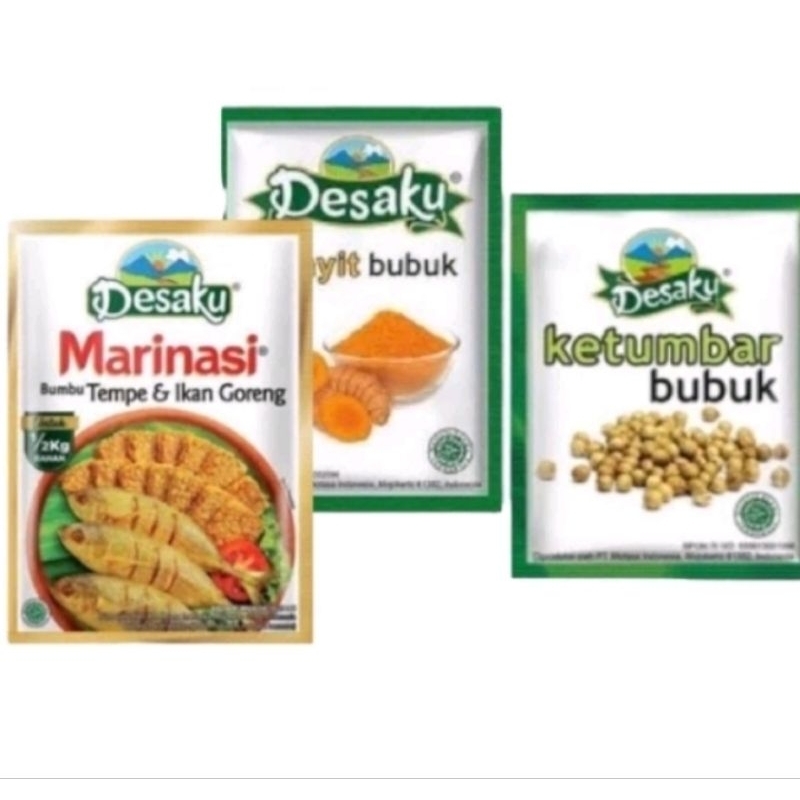 

DESAKU MARINASI DESAKU KUNYIT BUBUK DESAKU KETUMBAR KEMASAN SACHET