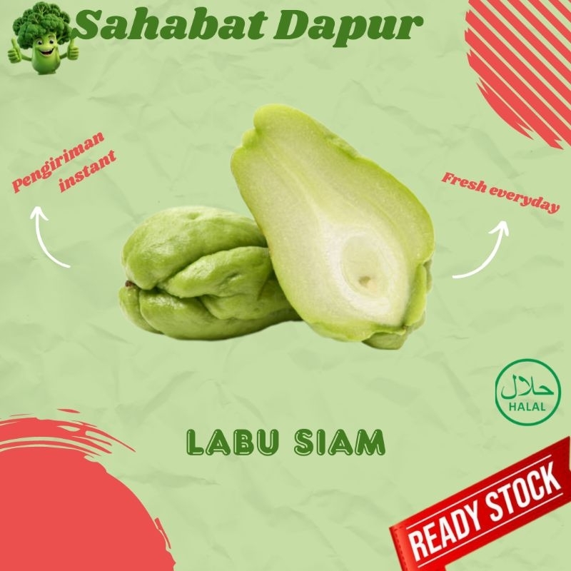 

Labu Siam - sayuran segar - Sahabat Dapur Delivery