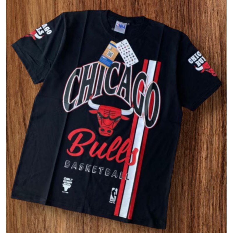 Baju kaos Chicago Bulls Premium pria / Kaos logo banteng