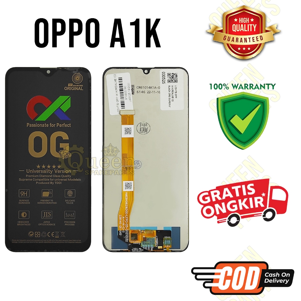Lcd Touchscreen OPPO A1K Original OEM Lcd OPPO A1K Fullset