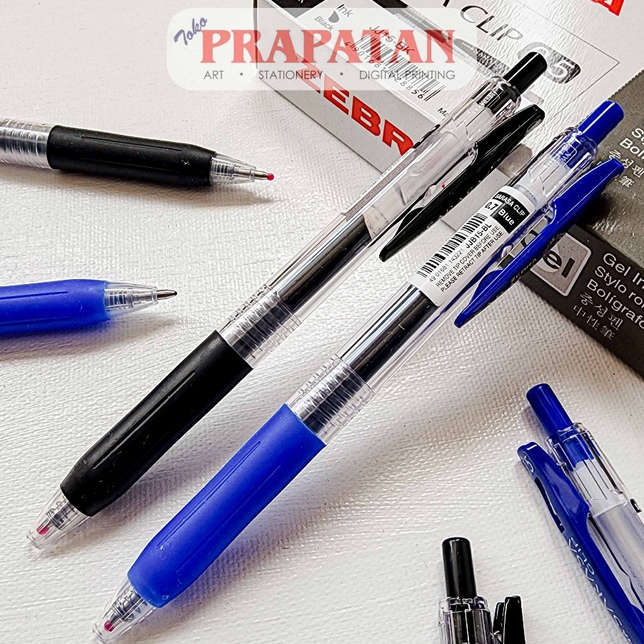 

SPESIAL DISKON Sarasa Gel Pen 5mm Black Blue Refill Pena Jel Pulpen