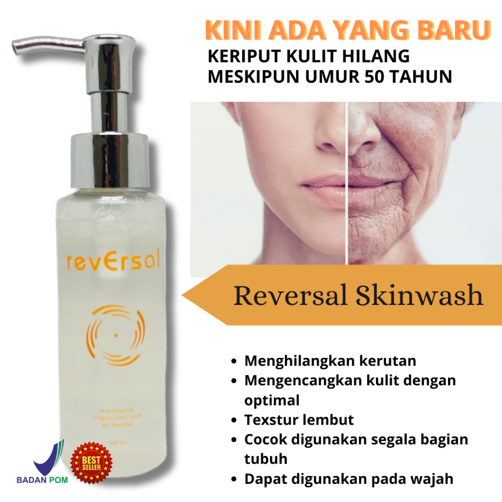 REVERSAL SKIN WASH SOLUSI ATASI KULIT KERIPUT, HAND CREAM TANGAN KERIPUT, LOTION TANGAN, CREAM KULIT