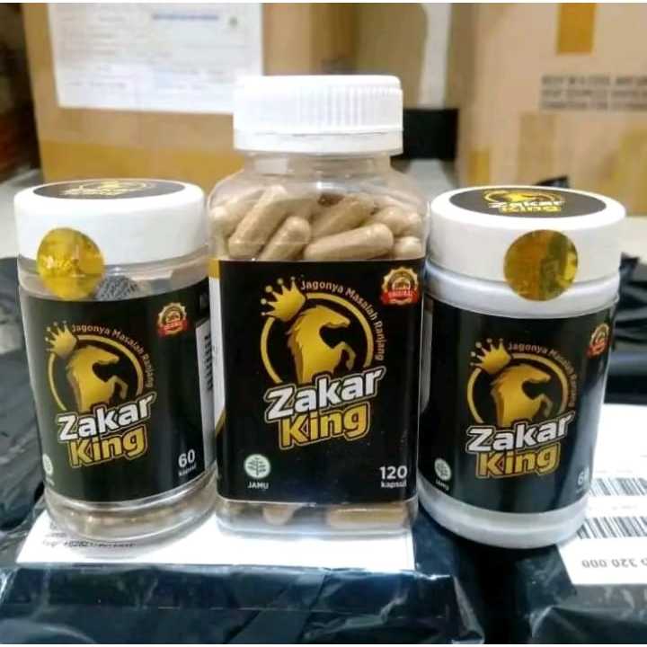 ZAKAR KING ORIGINAL ISI 60 KAPSUL HERBAL ASLI PREMIUM