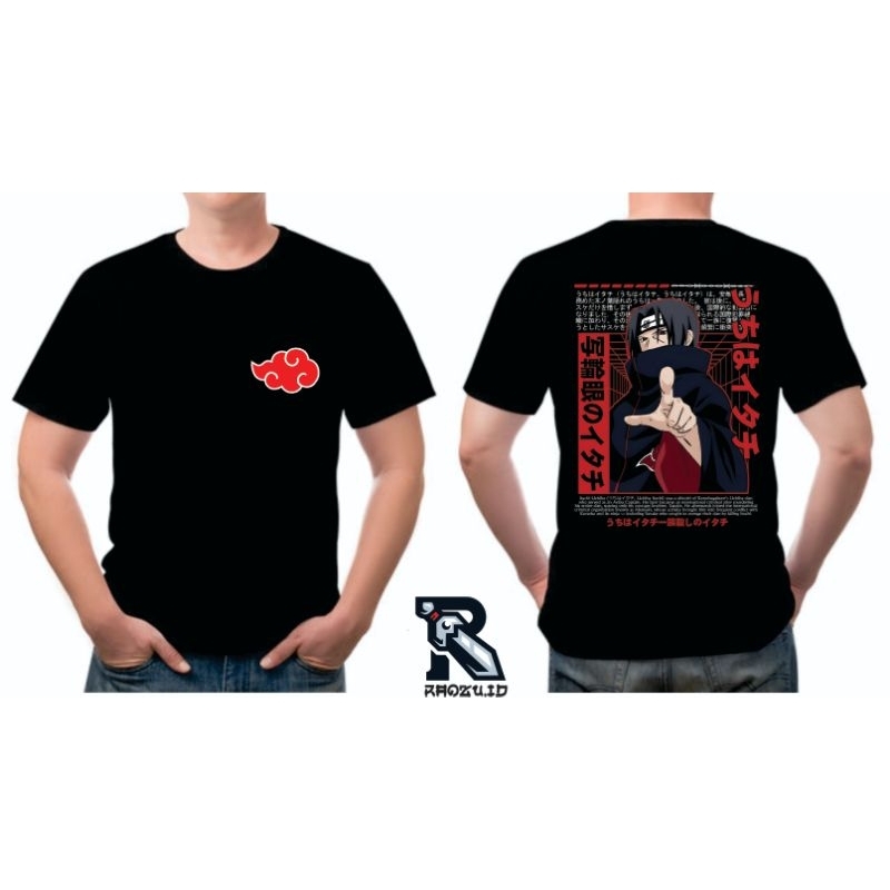 kaos t-shirt uchiha itachi