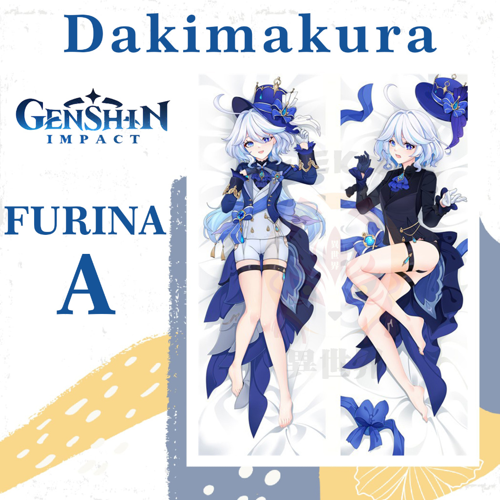 DAKIMAKURA FURINA Genshin Impact - Sarung bantal Waifu Anime Ayaka Kamisato