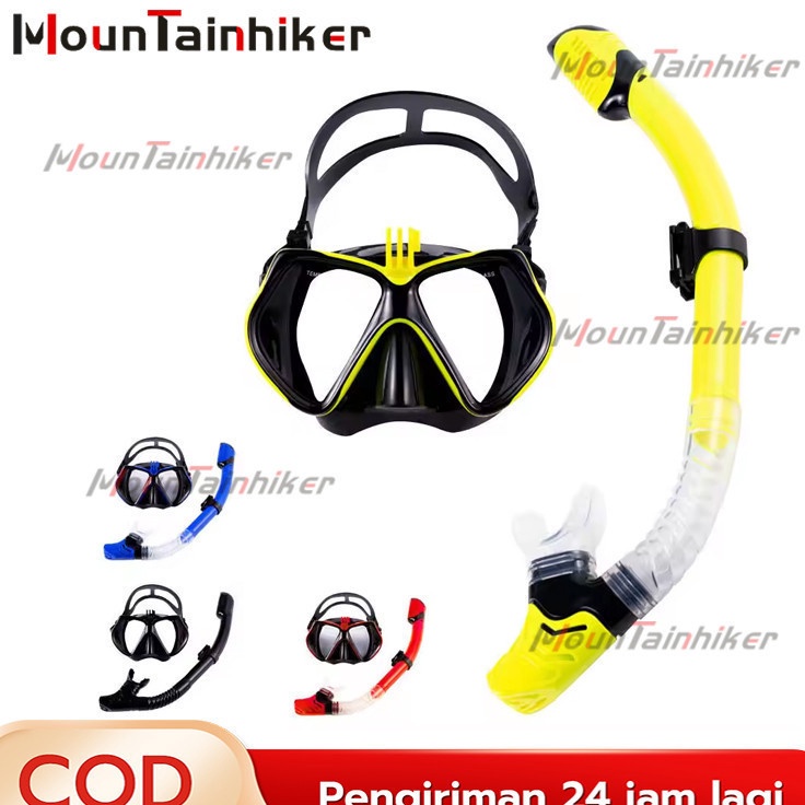 Super Luar Biasa  Kacamata Renang Snorkeling PVC Alat Selam Snorkel Diving Kacamata selam scuba divi