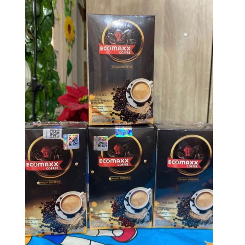 

ecomax coffe orginal 1 box isi 10shacet