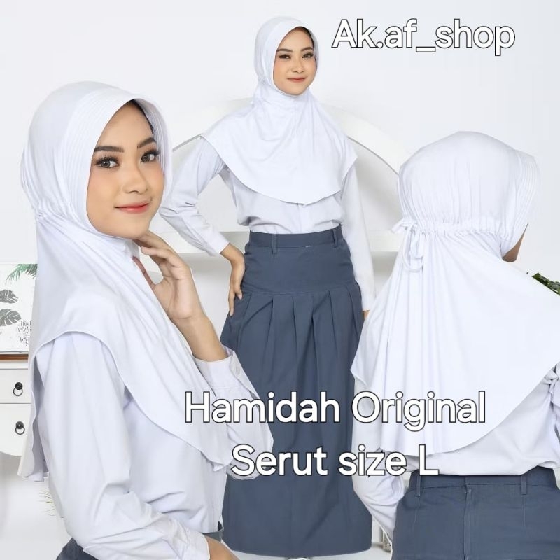 BERGO HAMIDAH SERUT Size L ORIGINAL ANAK SEKOLAH  [Ready Makassar]