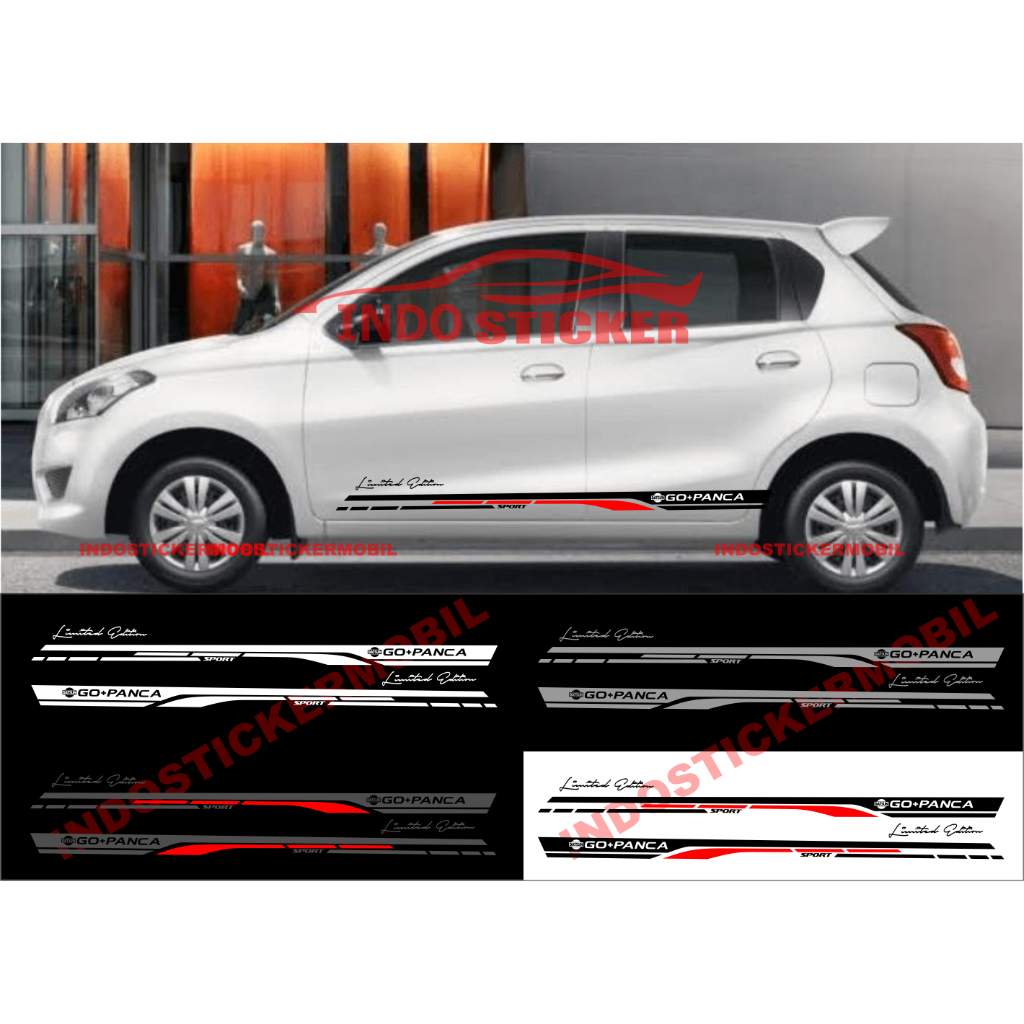sticker mobil datsun go+panca cutting stiker list mobil go+panca