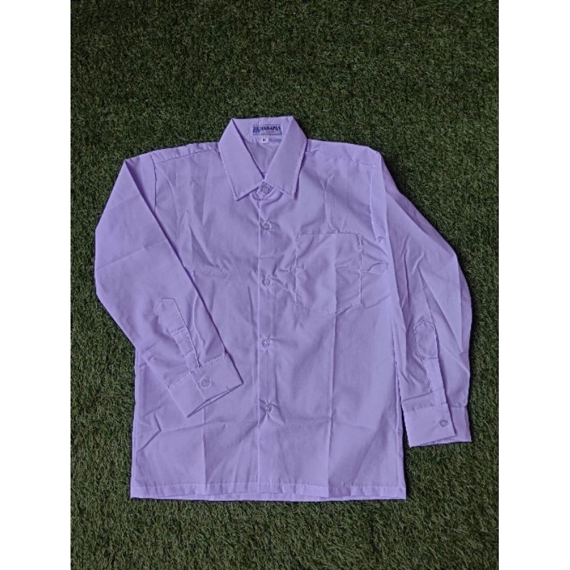 Baju putih bahan Oxford dan bahan twis (licin serta mengkilap), Baju putih tanpa logo SD;SMP;SMA, Ba