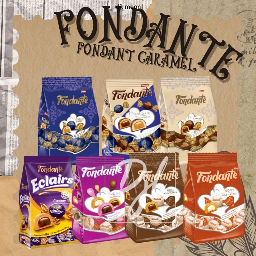 

Elvan Fondante Chocolate Candy Permen Cokelat 400 g 1 Pouch