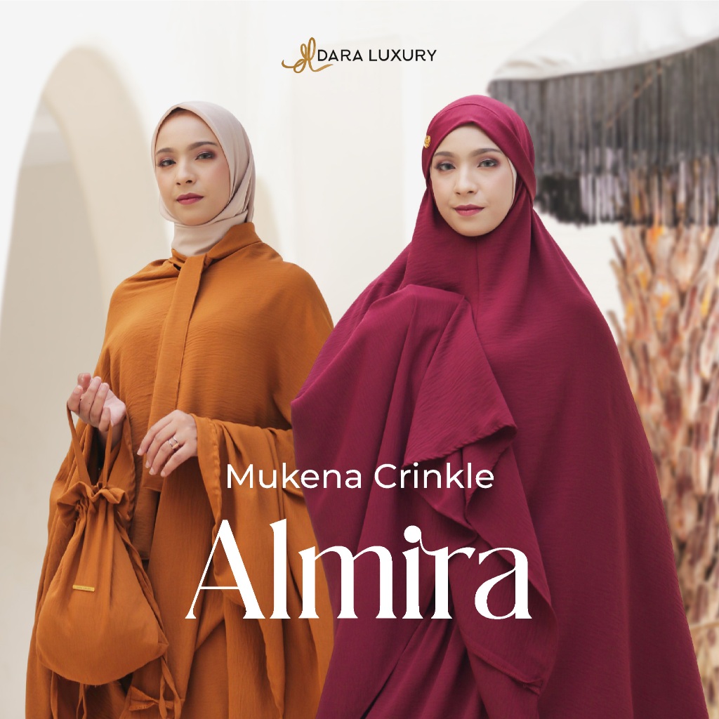 Dara Luxury | Almira Mukena | Mukena Premium Adem Crinkle