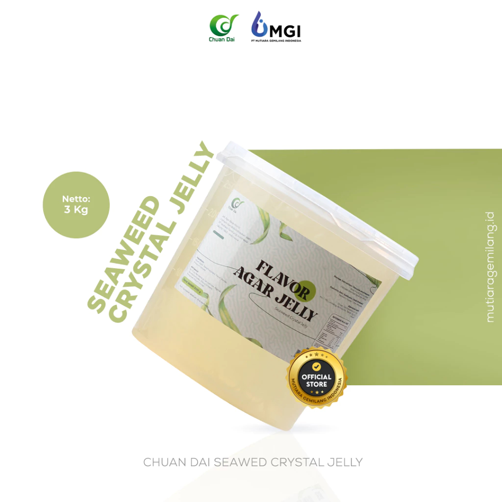 

MGI BALI - Chuan Dai SEAWEED AGAR JELLY RUMPUT LAUT 3.3 Kg