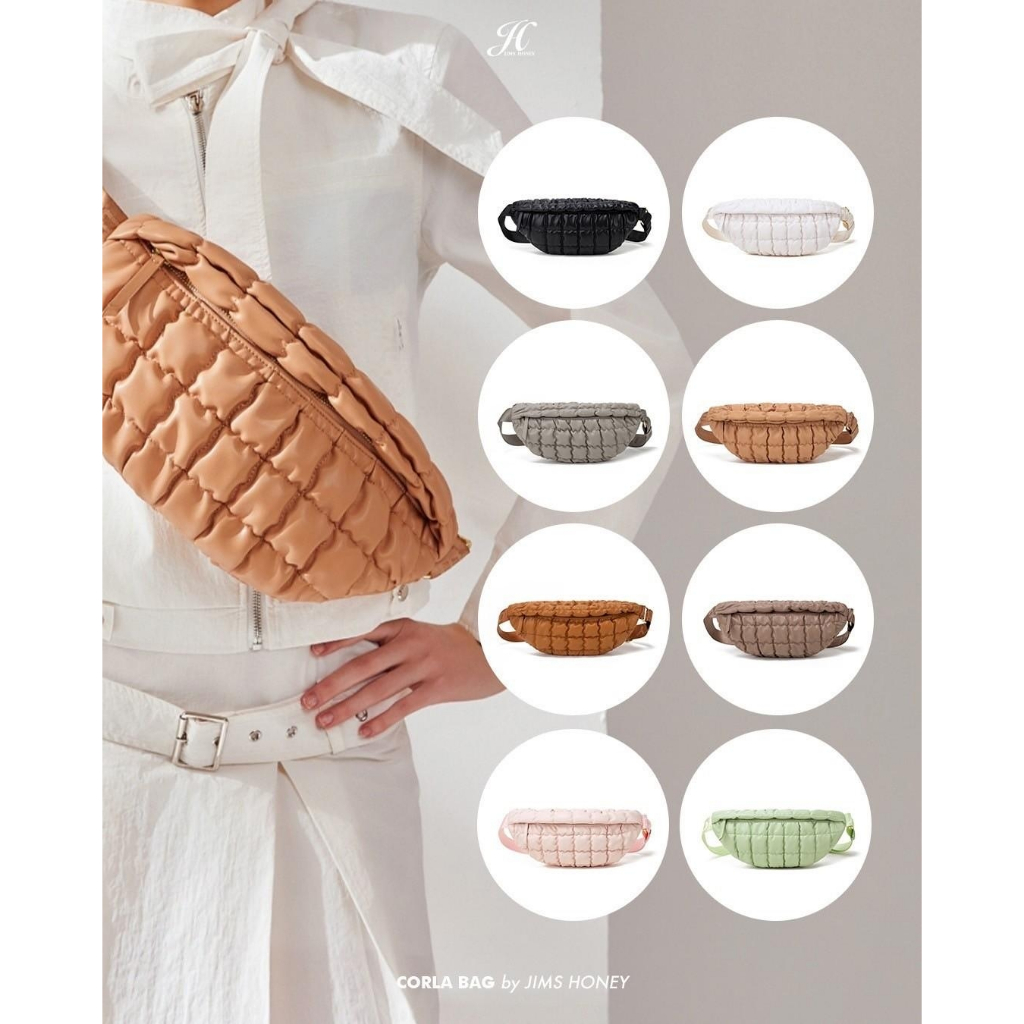 JIMS HONEY CORLA WAIST BAG Tas Pinggang Wanita Slingbag Cewek  Jimshoney Trendy Elegan
