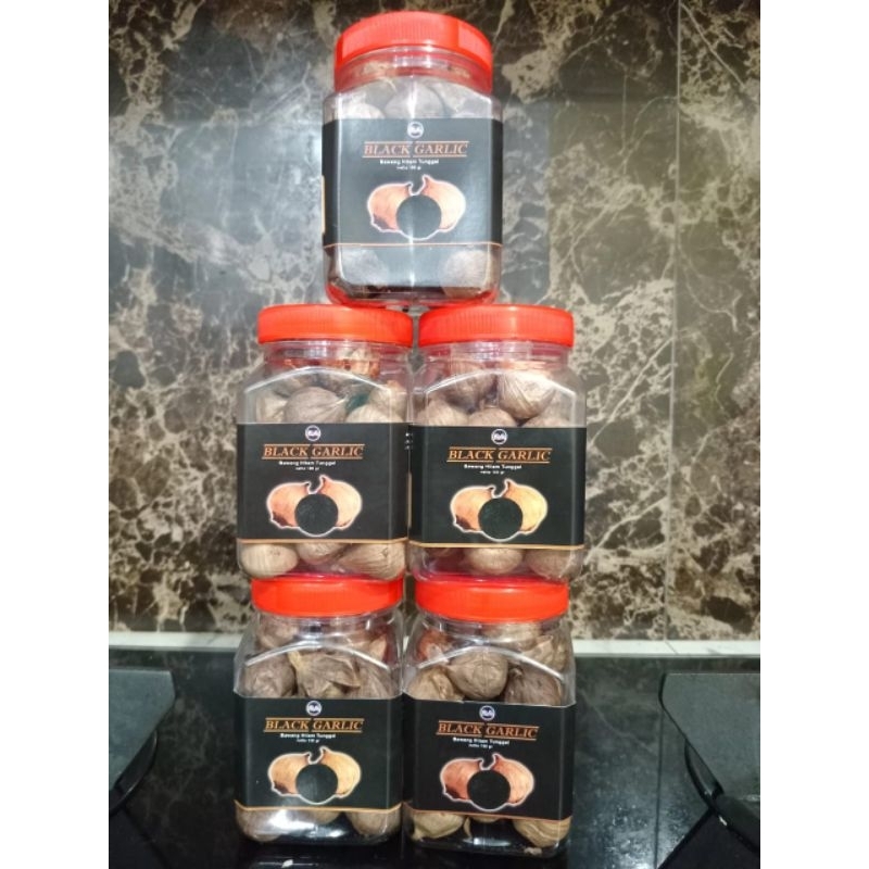 

BLACK GARLIC TUNGGAL 200GRAM BAWANG HITAM LANANG READY SIAP KIRIM UKURAN JUMBO