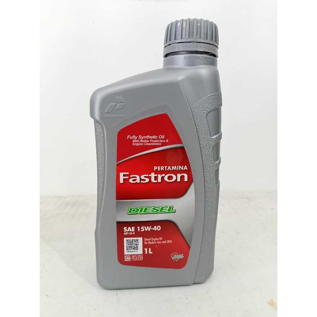 OLI PERTAMINA FASTRON DIESEL 15W40 API CI4 1 LITER DI JAMIN ORI 100 %