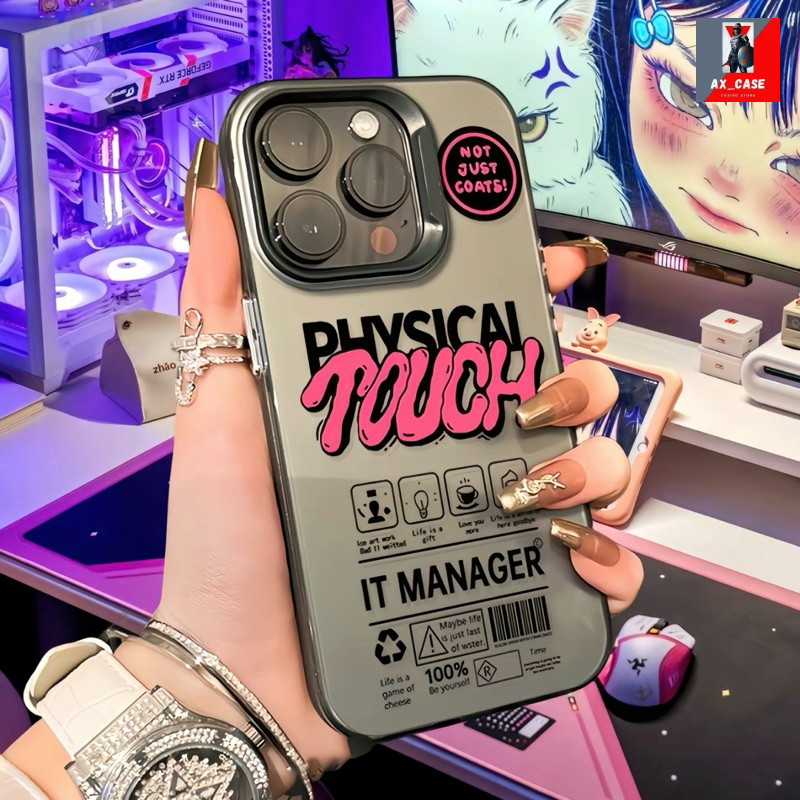 AX20 SOFTCASE HARDCASE SILIKON IMD POLYCARBONATE PHYSICAL TOUCH HOLOGRAM OPPO A3s A1K A5s A7 A12 A11