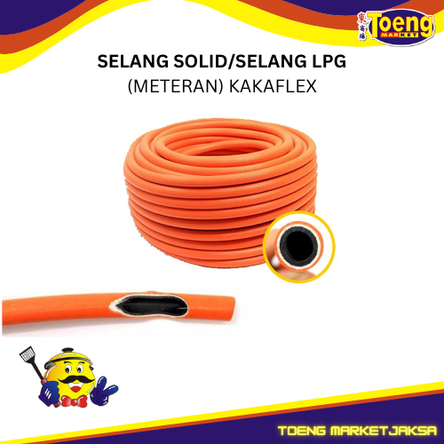 SELANG SOLID/SELANG LPG (METERAN) KAKAFLEX ORANGE