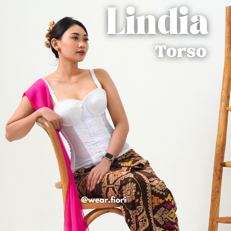 Lindia V-Shape Longtorso by wear.fiori | Strapless Full Lace & Hard Cup | Size 32A - 50C