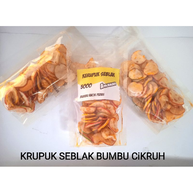 

Krupuk Seblak Bumbu Kacang Daun Jeruk Mantaf