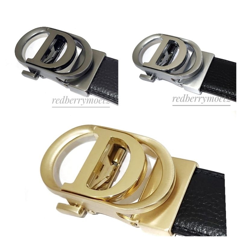 gesper pria ikat pinggang laki model rel huruf D