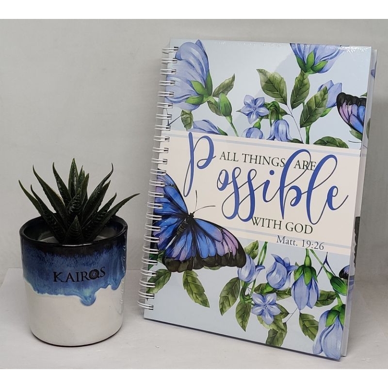 

BUKU ROHANI CATATAN SPIRAL JOURNAL (MATT 19:26)