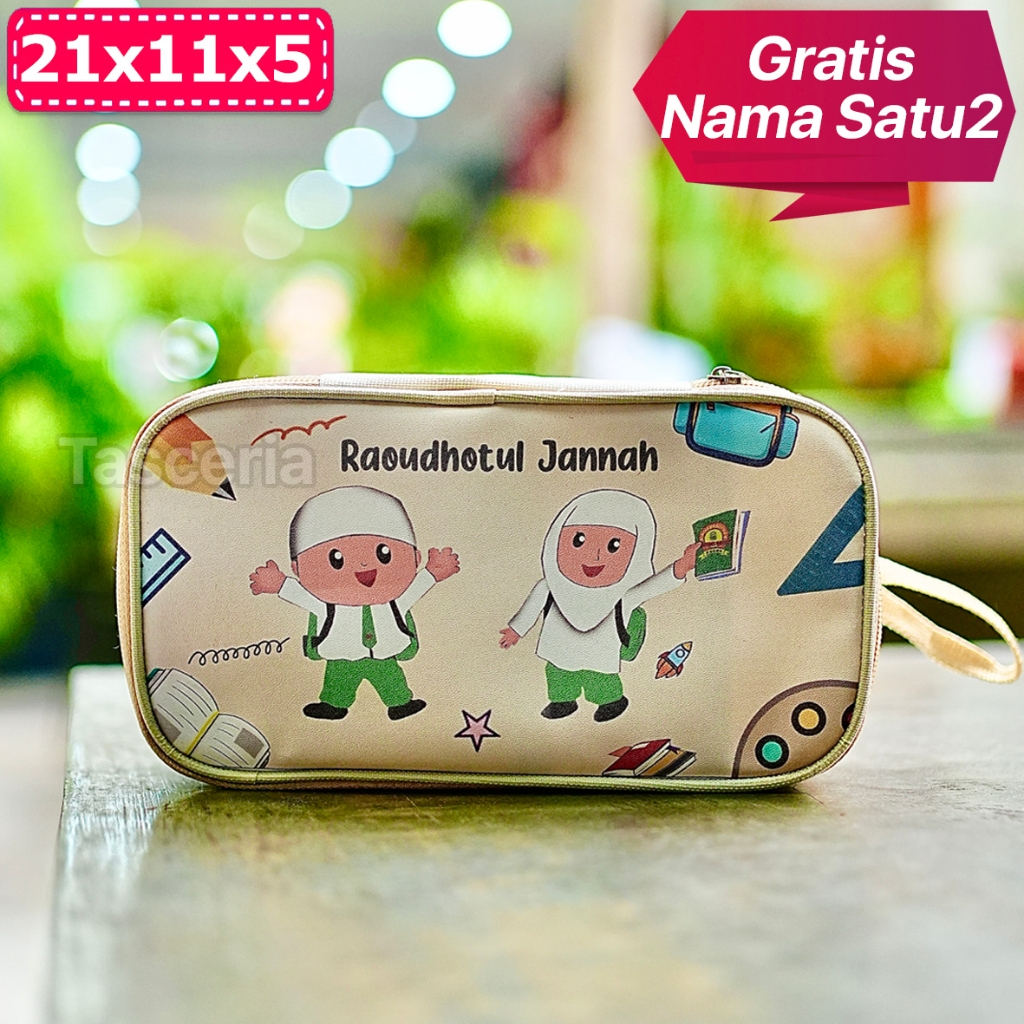 

Tempat Pensil Custom Nama Anak Wisuda TK Paud / Pencil Case Anak Custom / hampers wisuda