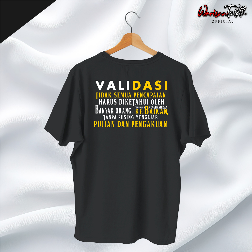 kaos kata kata motivasi Validasi