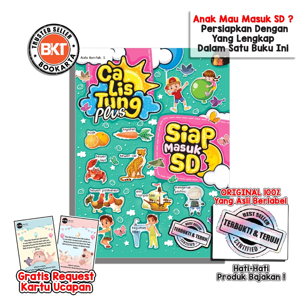 Buku Calistung Anak Tk Paud Calistung Plus Siap Masuk SD