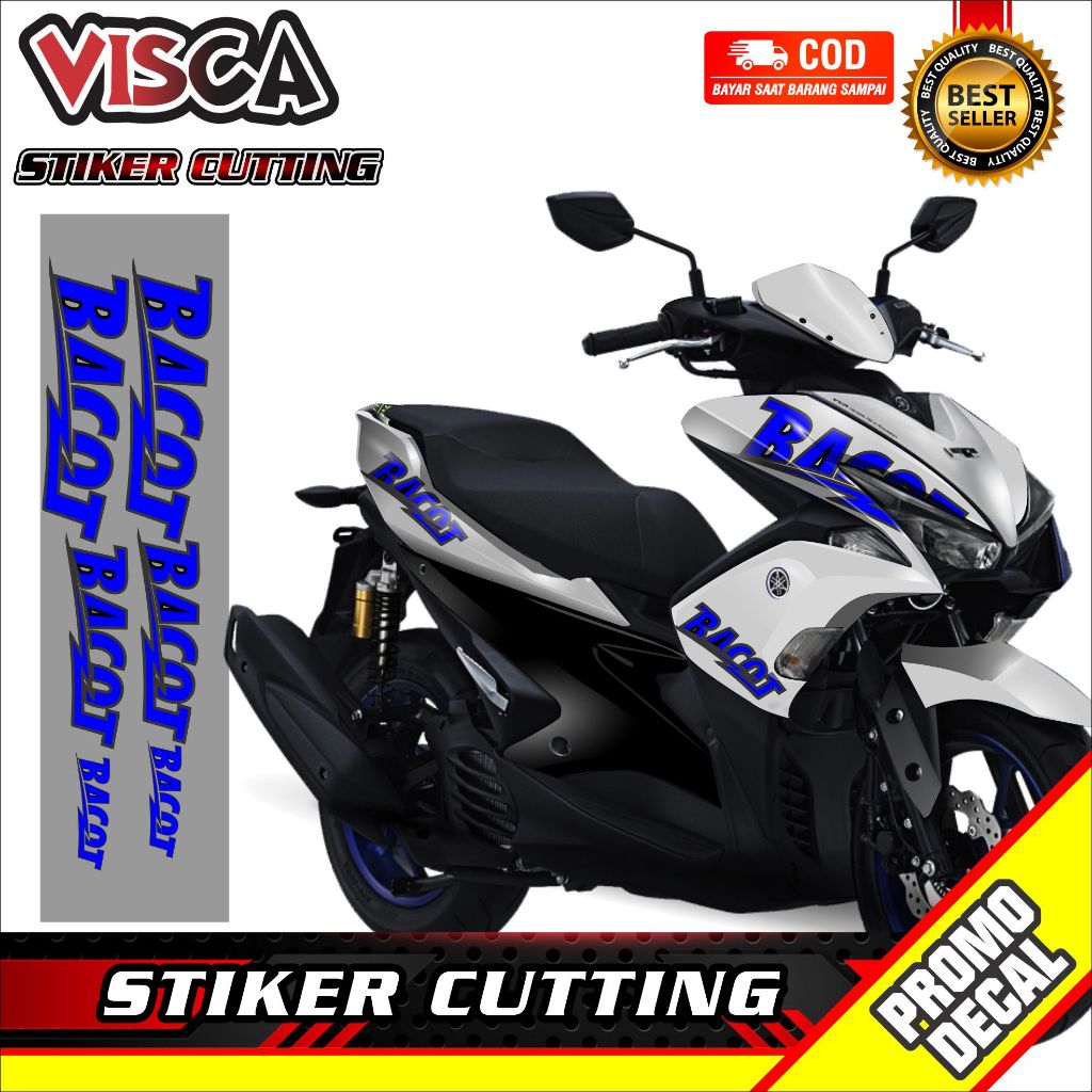 Striping Cutting Stiker Aerox 155 Old Stiker Aerox 155 Stiker Cutting Aerox 155 Old Variasi Bct